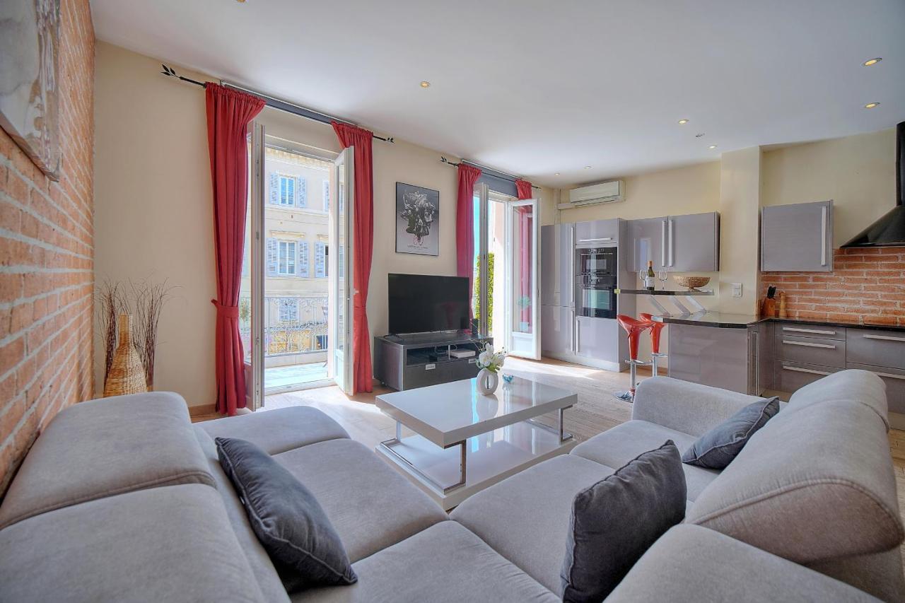 Moderne 3 Pieces Idealement Situe Centre De Cannes L! A2B22 ภายนอก รูปภาพ