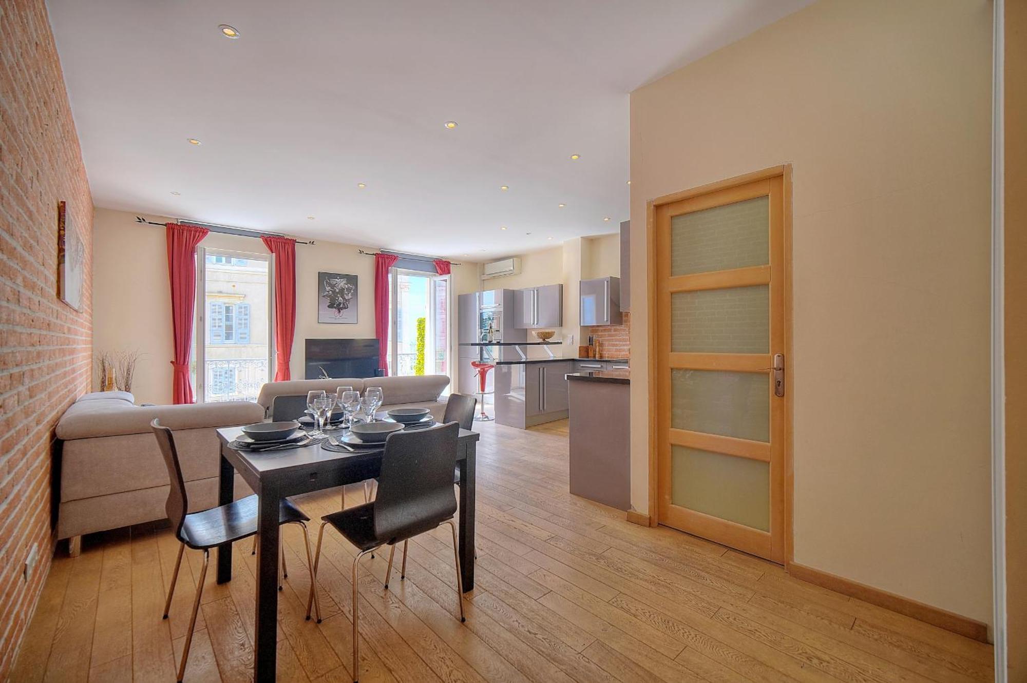 Moderne 3 Pieces Idealement Situe Centre De Cannes L! A2B22 ภายนอก รูปภาพ